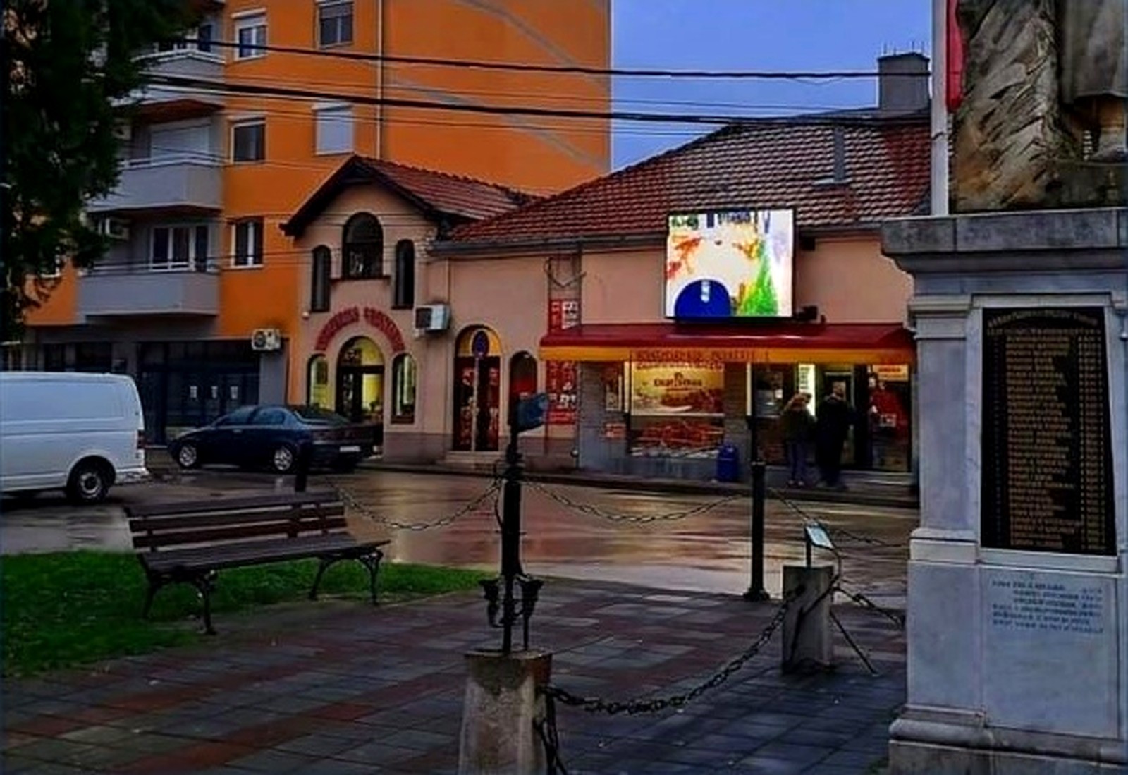 LED bilbord Wolf Advertising na lokaciji Kosovska u Požarevcu